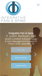 Mobile Screenshot of integrativepainandspine.com
